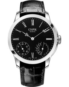 Czapek Quai Des Bergues Black Enamel S