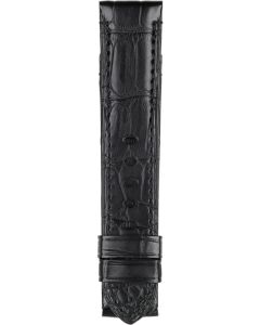 Alligator Semimat Black 24/22 STD Strap