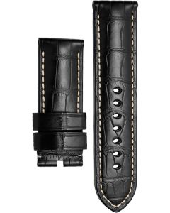 Alligator Semimat Black Strap
