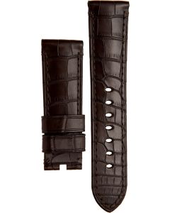 Alligator Semimat Dark Brown Strap
