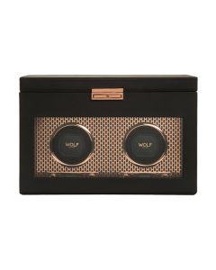 Axis Double Watch Winder With Storage