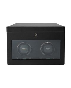 British Racing Double Watch Winder With Storage